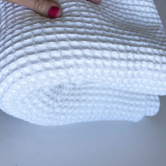 Honeycomb Waffle Weave Cotton Blanket - Picture 3 of 3